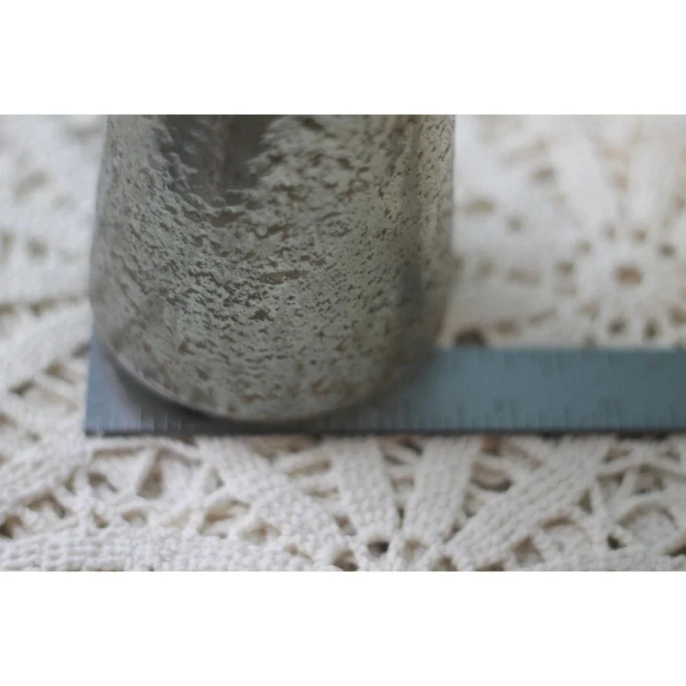 Conical Gold & Gray Vase 13